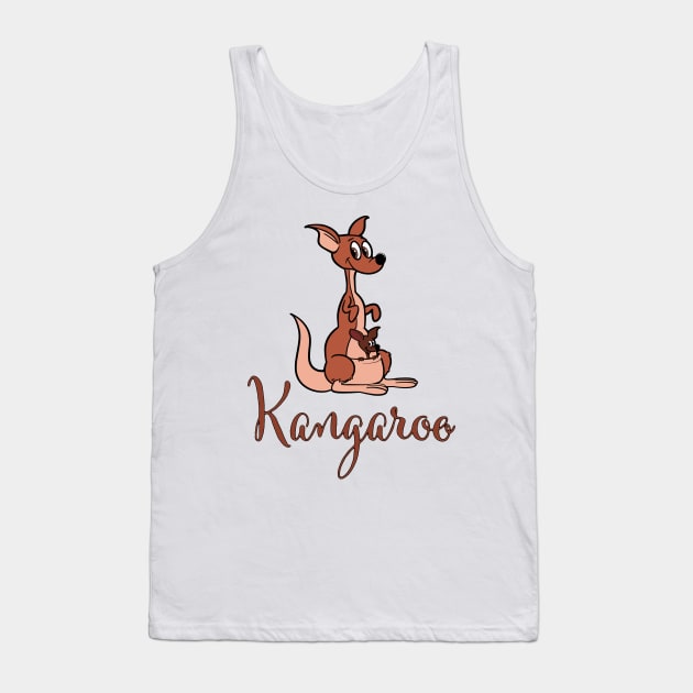 Kangaroo Tank Top by ILYOart